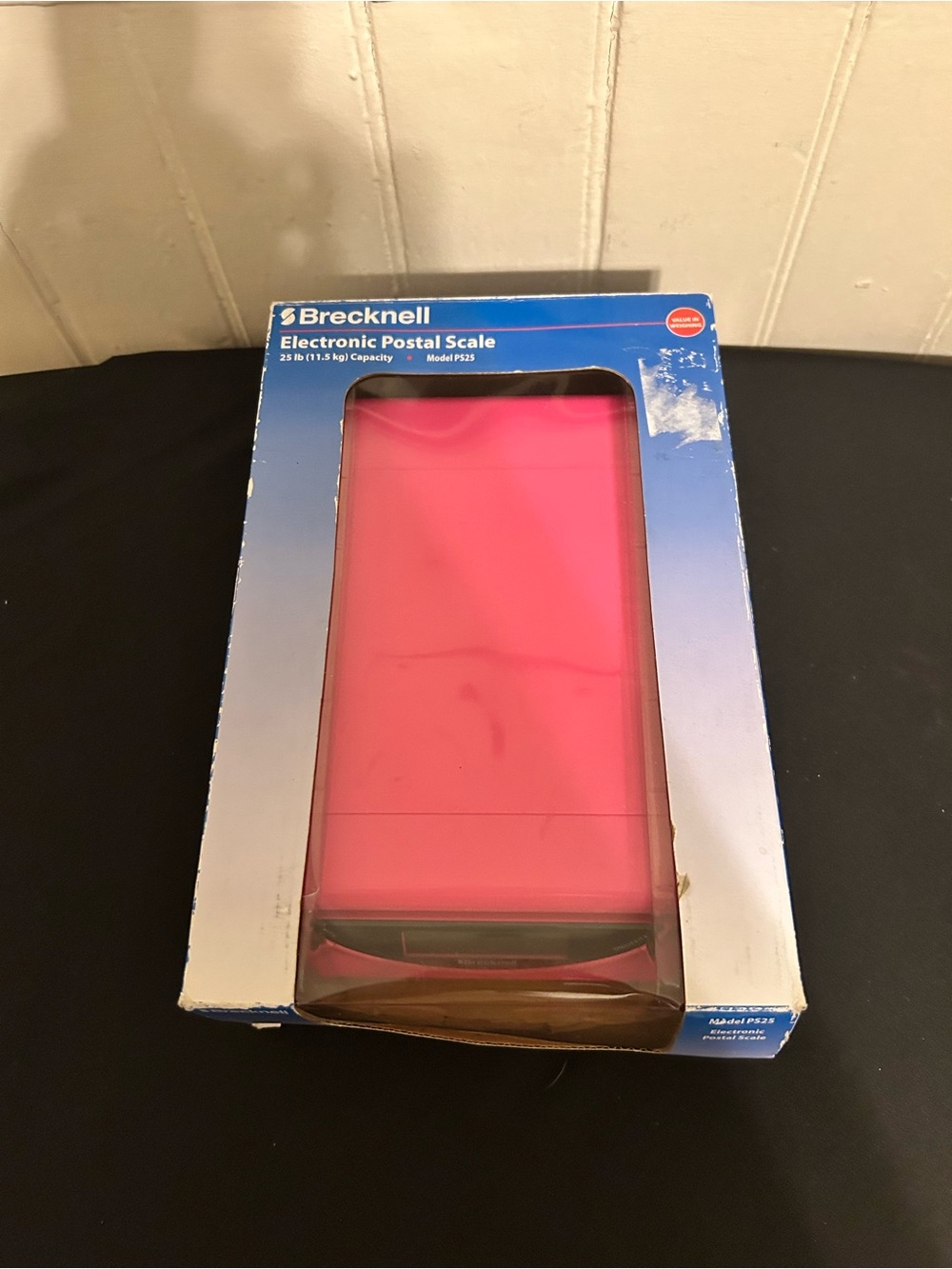 NIB Brecknell Electronic Compact Postal Shipping Scale/25 LB Capacity/Pink